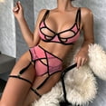 thumbnail image 4 of Gibobby Conjunto de lencería Sexy de Colegiala, Pijamas Caseros Sexy para Mujer, Ropa de Encaje Regalo de Aniversario(Negro, XG), 4 of 5