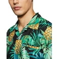 thumbnail image 3 of Stylore Hawaiian Shirts for Men Relaxed-Fit Pineapple Tropical Black Green 6XL, 3 of 6