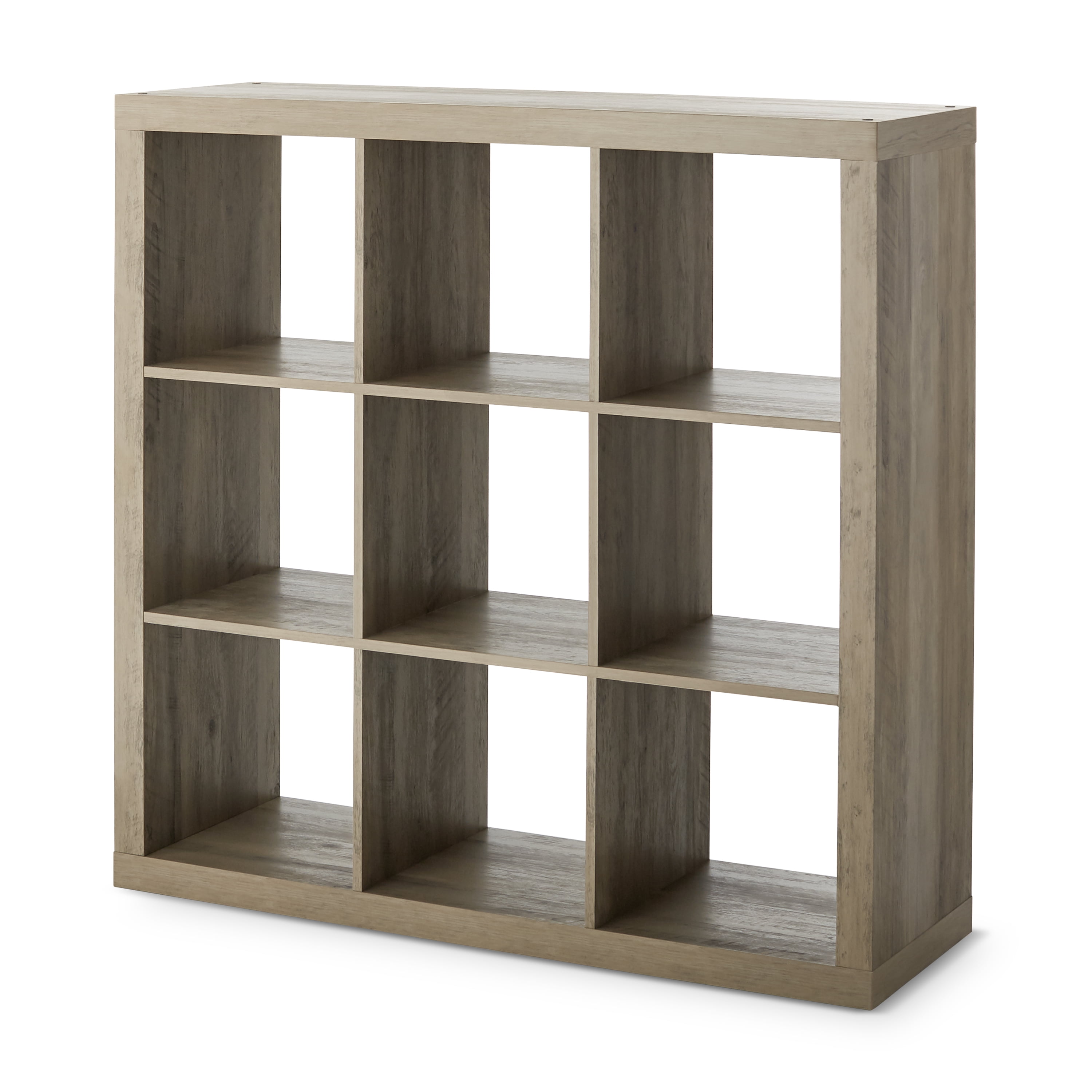 Better Homes & Gardens 9Cube Storage Organizer, Rustic Gray