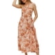 thumbnail image 1 of Vestido largo sin mangas con estampado de falda con cuello colgante y hombros descubiertos para mujer OAVQHLG3B Store  lin121212, 1 of 5