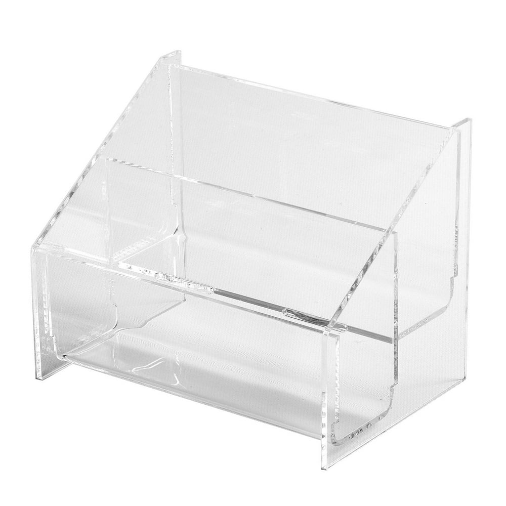 2 Pocket Postcard Display 4x6 Post Card Display Acrylic Stand for 2