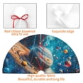 thumbnail image 4 of Sikiie Colorful Planet Universe 30-48 inches {designName} Print Christmas Tree Skirt Snowman Xmas Tree Skirt with Edge Christmas Decorations for Holiday Party, 4 of 7