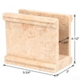 thumbnail image 7 of Premium Marble Napkin Holder, Heavy Handcrafted Natural Stone for Kitchen, Dining & Coffee Station, by Creative Home, 7 of 7