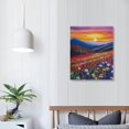 thumbnail image 4 of Shadudu Sea of Autumn Flowers Canvas Decorative Print Painting by Artist Buanfen Yu for Wall Decor in Living Room Bedroom Home Office (16 x 20 in/12 x 16) 16x20 in, 4 of 5