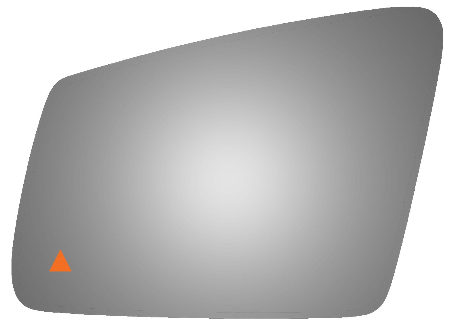 Burco Side View Mirror Replacement Glass - Clear Glass - 4422B
