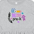 thumbnail image 4 of Inktastic Lil Miss Pre K with Arrows and Hearts Girls Toddler Dress, 4 of 5