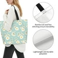 thumbnail image 7 of Horeoi Floral Daisy Pattern ​Minimalist Crossbody Bag for Women Scratch-Resistant Oxford Fabric Multi-Functional Carryall Office Travel Versatile, 7 of 7