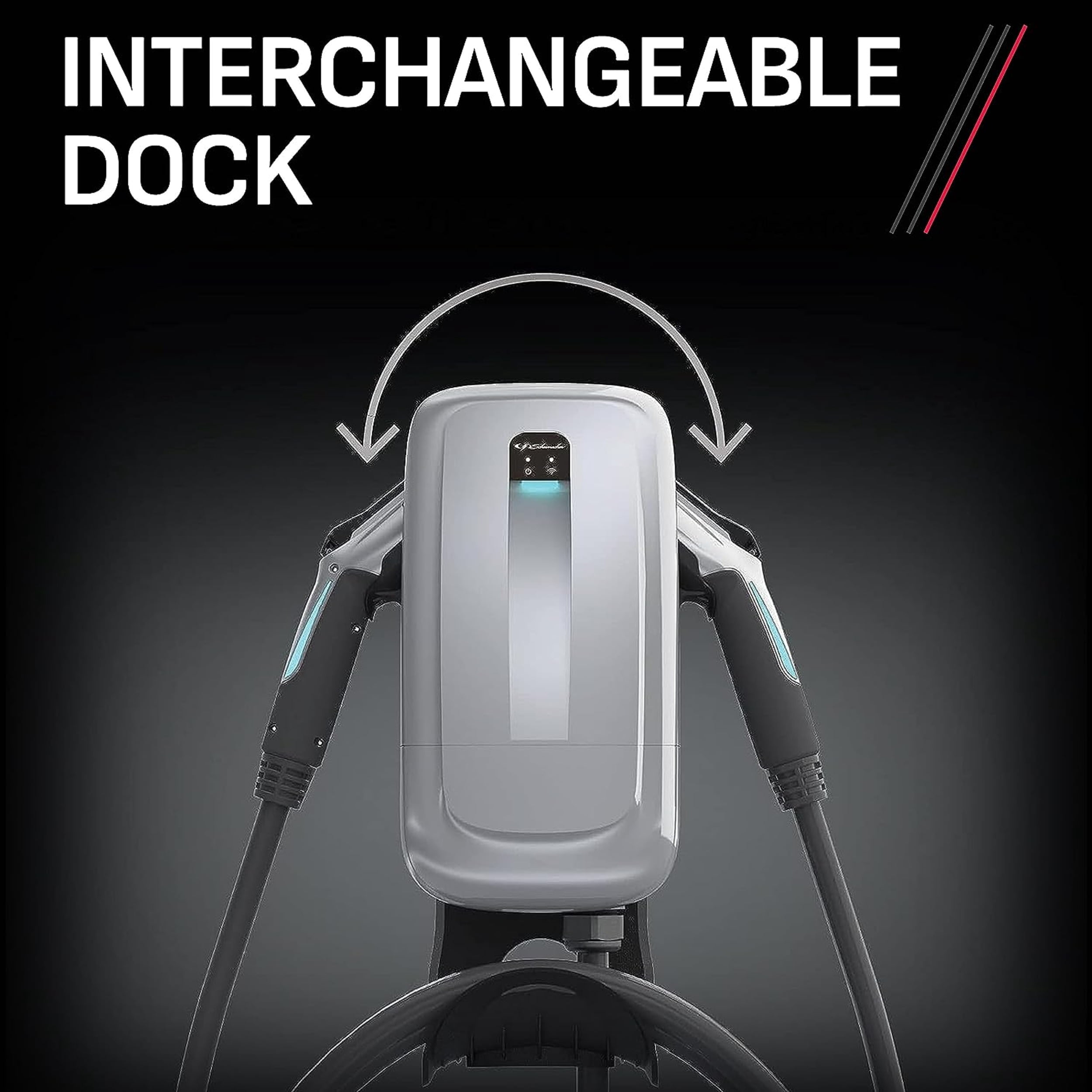 Schumacher Electric 240V / 40A Level 2 EV Wall Charger - NEMA 14-50 Plug - With Universal SAE-J1772 Connector - Wi-Fi & Bluetooth Enabled - Weather-Resistant for Indoor or Outdoor Use - SEV1600P1450