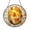 Acrylic 3.5 Inch, variant on Amber Egg Shaped Stained Glass Suncatcher – Sunlight Window Hanging