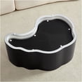 thumbnail image 6 of JERFIT Modern Nesting Coffee Table Set of 2, Black Irregular Shape MDF End Tables for Living Room, No Assembly Required, 6 of 10
