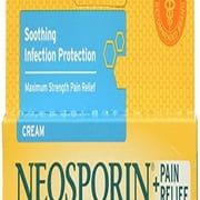 Neosporin Plus Pain Relief Cream, Maximum Strength (Pack of 4)