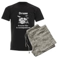 thumbnail image 6 of CafePress - Drummer Gift Men's Dark Pajamas - Men's Dark Loose Fit Cotton Pajama Set, 6 of 7