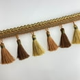 thumbnail image 6 of FVDPWYE Lace tassel, polyester tassel, polyester fringe, long fringe for home decoration beige, 6 of 9