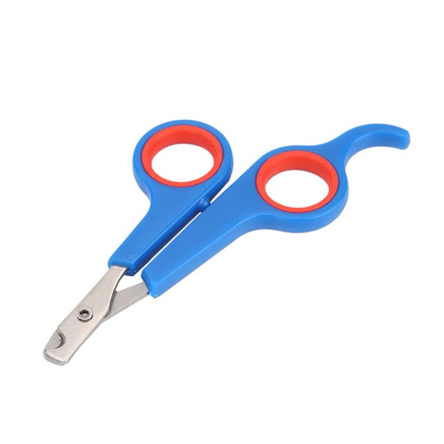 Tijeras para Uñas Acero Inoxidable Cortauñas Y Gatos () Azul