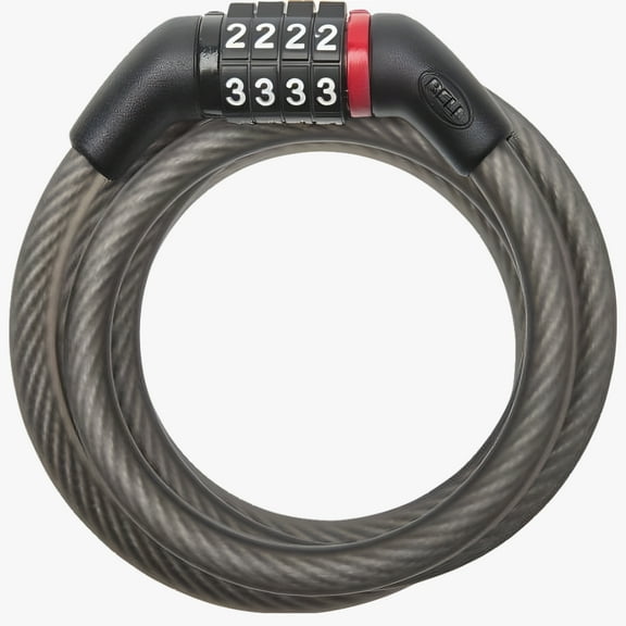 Bell Bicycle Combination Cable Lock 5' Watchdog 100, Black