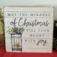 thumbnail image 3 of Christmas Miracle Of Christmas Plaque Wood Christmas Free Standing Pal1376, 3 of 3