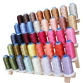 thumbnail image 1 of Threadart 40 Spool Polyester Embroidery Machine Thread Set Brilliant Colors | 1000M Spools 40wt | For Brother Babylock Janome Singer Pfaff Husqvarna Bernina Machines - 4 Sets Available, 1 of 6