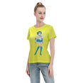 thumbnail image 4 of T-Shirt Basique à Manches Courtes pour Femmes Sailor Moon Mizuno Ami, 4 of 6