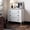 White, variant on ZOSQUARE 3 Drawer Dresser Set of 2, Dresser for Bedroom, 32 inch Wide Chest of Drawers with Metal Ring Pulls,Large Nightstand for Kids Adults Bedroom