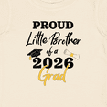 thumbnail image 4 of Inktastic Proud Little Brother of a 2026 Grad Boys Baby T-Shirt, 4 of 5