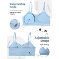 thumbnail image 4 of Livona Training Bras for Girls-Sports Bra, Fitness Bra, Padded Everyday Bra Bralette,Crop Cami Tank Top (6-14), 4 of 5