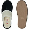 thumbnail image 3 of Alpine Swiss Womens Genuine Suede Memory Foam Scuff Slippers Slip On House Shoes, 3 of 8
