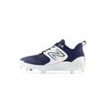 thumbnail image 3 of New Balance Mens Fresh Foam X 3000v6 Low Metal Baseball Cleats Navy/White 6.5, 3 of 5