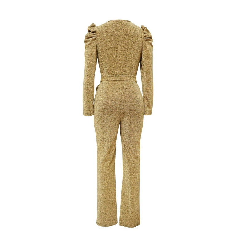 Mardi Gras Outfits Women'S Elegant Waist V Neck Flared Peplum Dress With  Glittery Details For A Line Silhouette Gold XXL - Walmart.com
