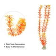 thumbnail image 4 of Unique Bargains 3 Pcs Aquarium Plants Decorations Artificial Aquatic Plant Orange, 4 of 7