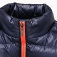 thumbnail image 4 of UTTOASFAY Men Coats Clearance Men Winter Warm Slim Fit Thick Bubble Coat Casual Jacket Outerwear Rollbacks Dark Blue XXXL, 4 of 9