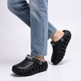 thumbnail image 2 of Unisex Clogs with Arch Support Lightweight Garden Shoes for Women and Men Breathable Non Slip Wide Width Summer Walking Mules Black Size 9, 2 of 5