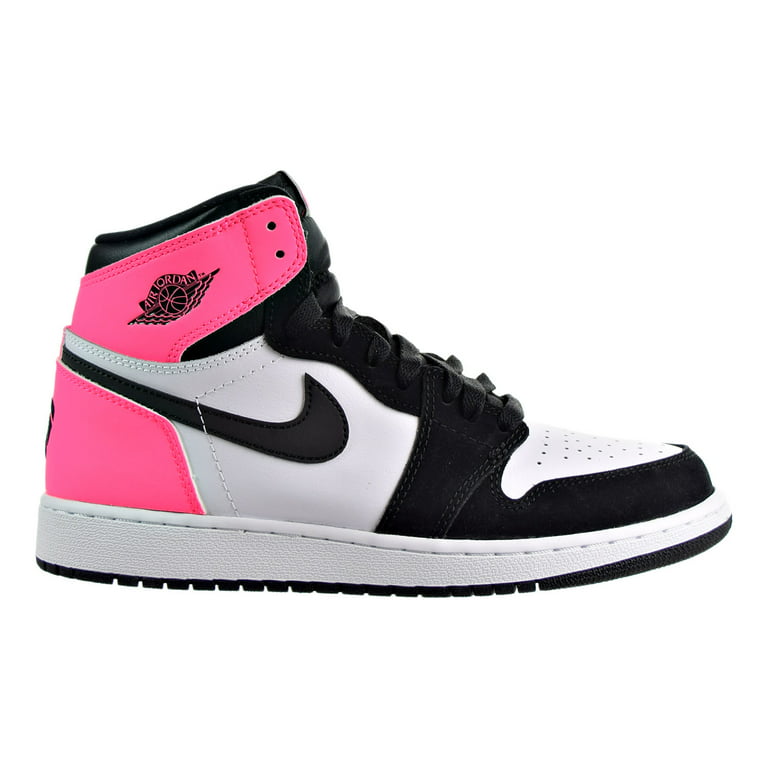 Air Jordan 1 Retro High OG Boys Shoes Black/Hyper-Pink/White 881426-009