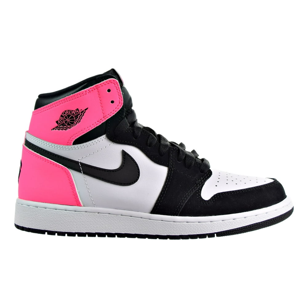 Jordan - Air Jordan 1 Retro High OG Boys Shoes Black/Hyper-Pink/White ...