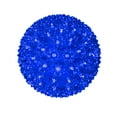 thumbnail image 1 of Novelty Lights LED 10in 150 Light Starlight Sphere, Blue, Extra Large Ornament Ball Light, 5ft Hanging Cord with S Hook, 12ft Power Cord with Stackable Plug, Commercial Grade, 1 of 8