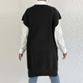 thumbnail image 5 of Ailaofu Women's Fall Sweater Vest Dress Winter Sweater 2025 Oversized, 5 of 6