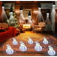 thumbnail image 4 of Snowman Projection Lights - Hanging Outdoor String Lights Blue and White Snowman Decoration LED Waterproof Patio Lights, 4 of 8