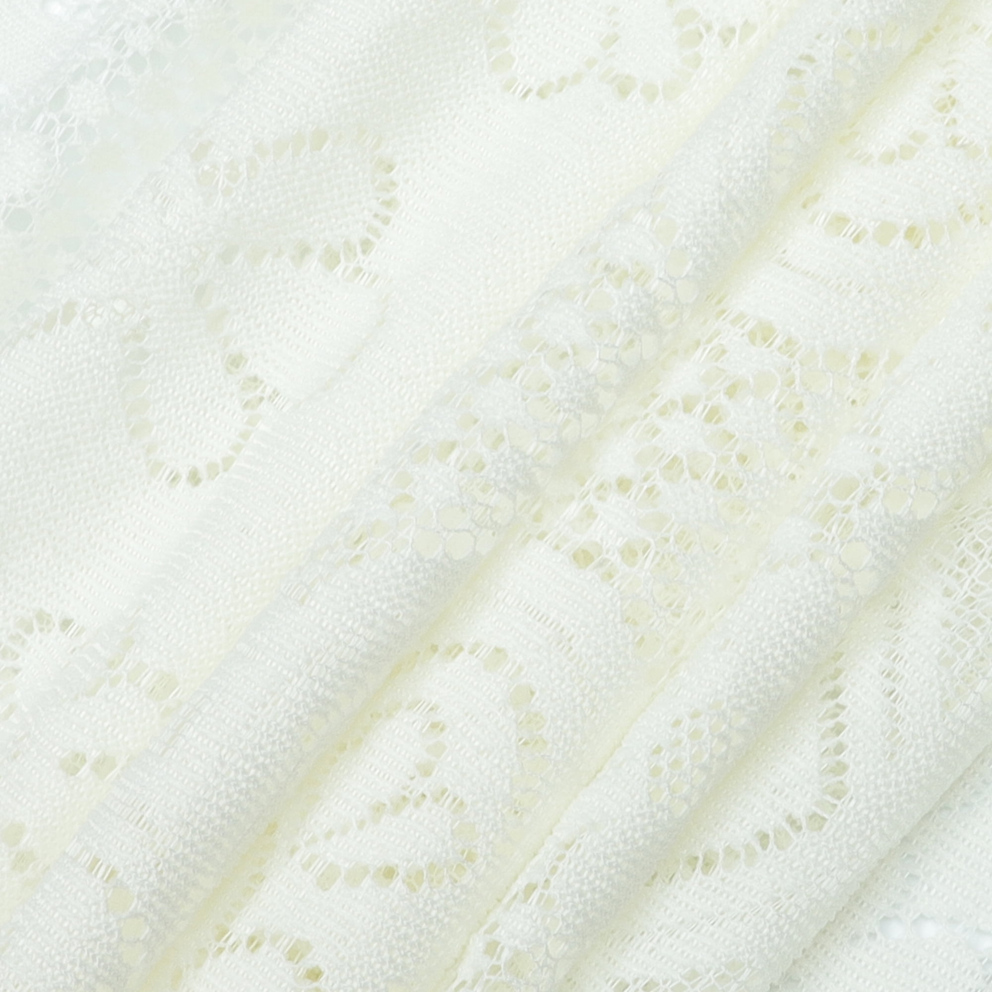 Unique Bargains Lace Rectangle Tablecloths Floral Design 31.5"x31.5"