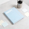thumbnail image 6 of 3 Ring Binder, Cute Three Ring Recipe Binder with Pocket, Fits 8.5" x 11" Paper for Women Home Office Supplies, A4 Letter Size(Blue), 6 of 7