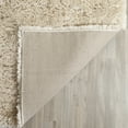 thumbnail image 4 of SAFAVIEH Indie Balfour Solid Shag Area Rug, Light Beige, 4' x 4' Round, 4 of 6