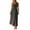 Black, variant on Musuos Women's Casual Long Cami Dress Summer Dot Print Square Neck Sleeveless A-Line Scalloped Dress for Party Club