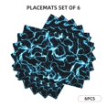 thumbnail image 3 of Placemats Set of 4 / 6, Lightning Placemats for Dining Table Indoor/Outdoors Heat Resistant Washable Placemats 18" x 12", 3 of 8
