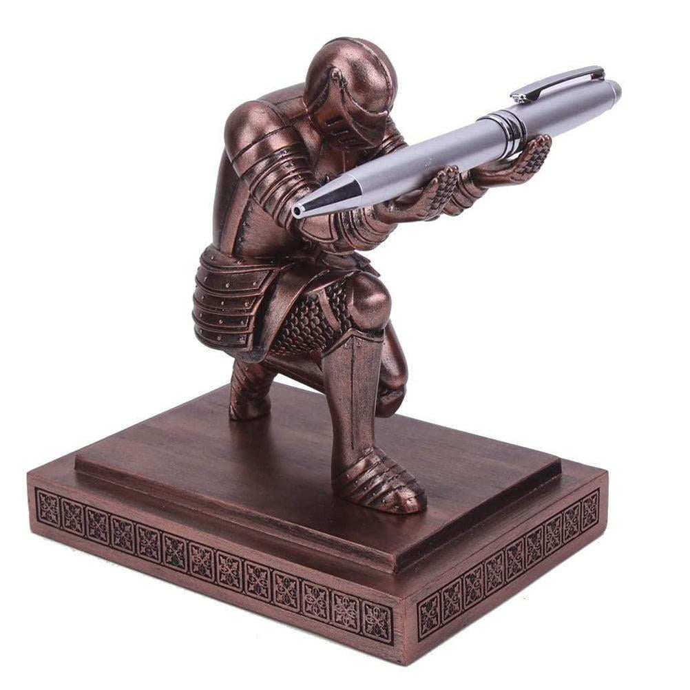 Creative Knight Pen Holder Desk Organizers and Accessories Desk Decor