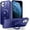 Klein Blue, variant on for iPhone 12 Case & iPhone 12 Pro Case with Invisible  Ring Stand Translucent iPhone 12 & 12 Pro Phone Case 6.1" [Compatible with MagSafe][Great Grip Feeling], Black