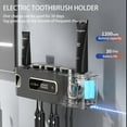 thumbnail image 6 of Rechargeable Toothbrush Holders for Bathrooms,Toothbrush Holder Wall Mounted with 3 Cups,Automatic Toothpaste Dispenser Bathroom Accessories Set, 6 of 7