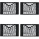 thumbnail image 1 of Juego de 4 revestimientos para maletero de coche, red para maletero de coche con adhesivo mágico elástico para RV, camión, SUV, 40x25cm esquí esquí Gafas de esquí, 1 of 5