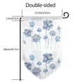 thumbnail image 7 of Wukai Pale Blue Lotus Flowers Print Garden Flag 12.5x18 Inch Double Sided Sun-resistant Rain-resistant, Wrinkle-resistant Colorfast(Only Flag), 7 of 7