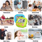 YMWVH 4-Piece Multi-Function Electronic Timer, Learning Management, Suitable for Kitchen, Study, Work, Exercise Training, Outdoor Activities