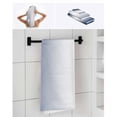 thumbnail image 6 of Navy Blue Ombre Towel Set of 3, Soft Microfiber Bath Towels, Hand Towel, Washcloths, Blue White Gradient Modern Abstract Art Quick-Dry Absorbent Towels for Bathroom Kitchen Hotel Beach Gym Spa, 6 of 7
