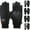 Black+Black, variant on 2Pairs Running Gloves Warm Gloves Mittens Liners Women Men Gloves Cycling Bike Sports Compression Gloves Gloves Outdoor Sports Cycling Gloves Windproof Coldproof Plus Fleece Warm Gloves