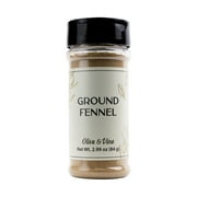 Olive & Vine Ground Fennel, Aromatic Spice, Seasoning for Sausages, Curries, and Baked Goods, with Rich Tradition, Authentic Taste, For Global Recipes 3 Ounce